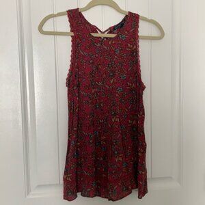 American Eagle Floral Tank Sz XS